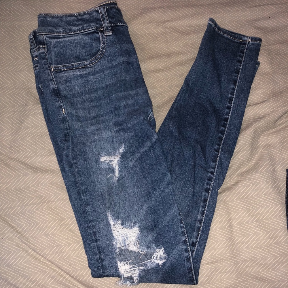 American Eagle ripped jeans
